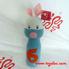 Plush Blue Rabbit Plush Bowling Toy